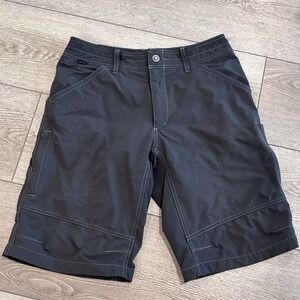 Kuhl Silencr Shorts Mens 32 Performance Dark Grey Outdoor Hiking Cargo Casual
